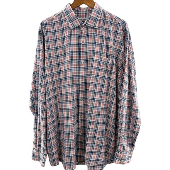 Peter Miller Men’s 100% Cotton Plaid Long Sleeve Lightweight Shirt 2024 Size XL - Picture 1 of 11